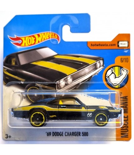 Hot Wheels 69 Dodge Charger 500 Muscle Mania 2017 Mooneyes